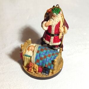 "Deer Santa Claus" Ornament, Norman Rockwell's Family Treasures Collection